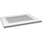 Ekena Millwork Vertical Surface Mount PVC Gable Vent: Non-Functional, w/ 3-1/2"W x 1"P Standard Frame, 24"W x 18"H GVPVE24X1801SN - alternate 5